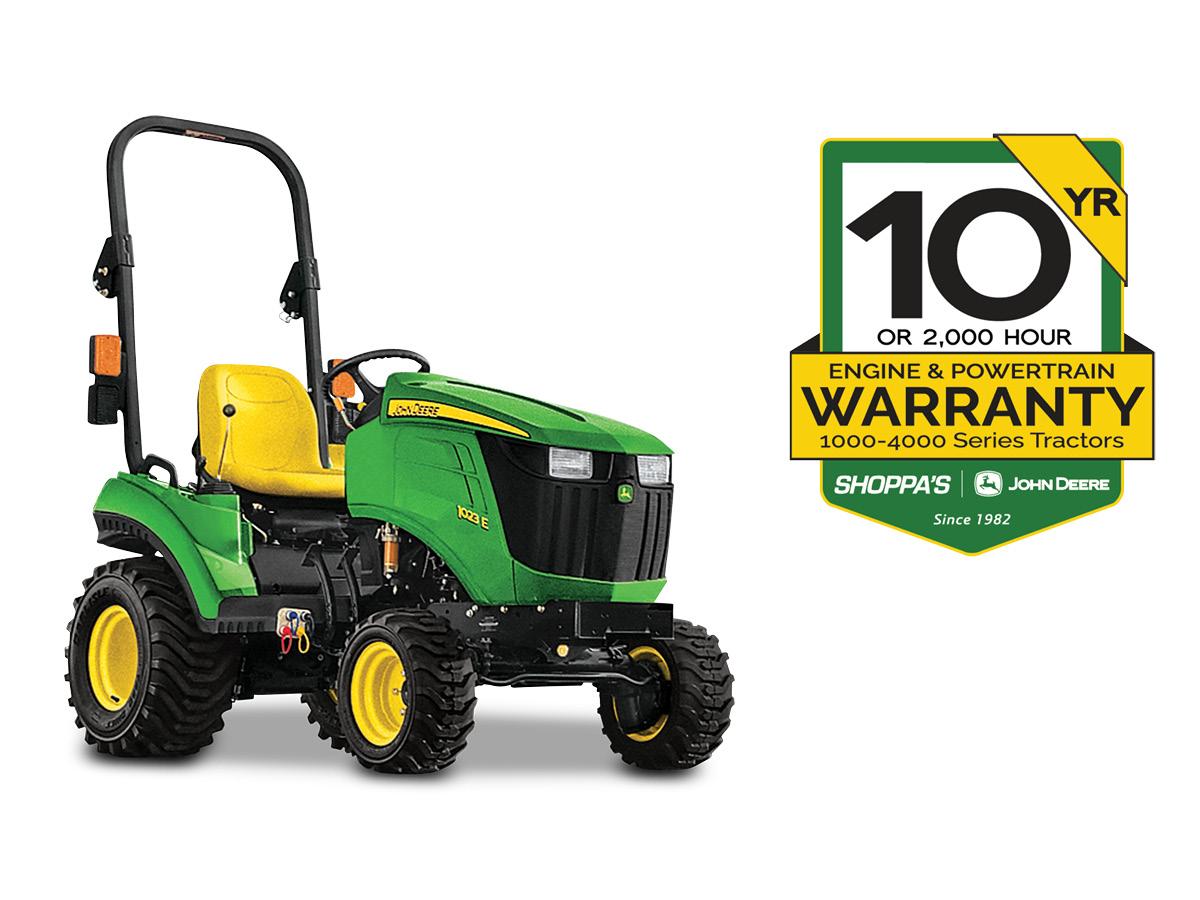 1023E SUB COMPACT TRACTOR – $175 MONTHLY