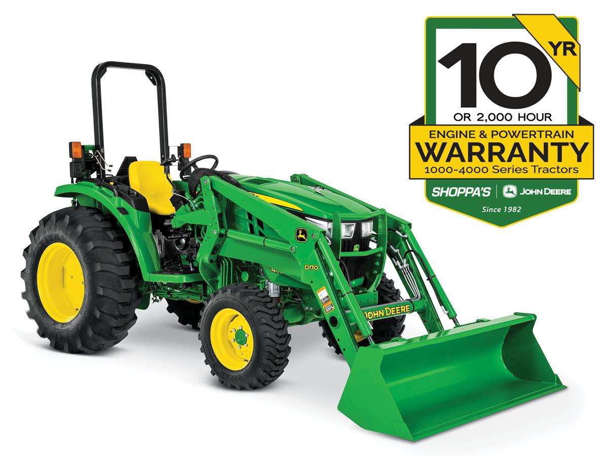 4052M UTILITY TRACTOR WITH 400E LOADER – $479 MONTHLY