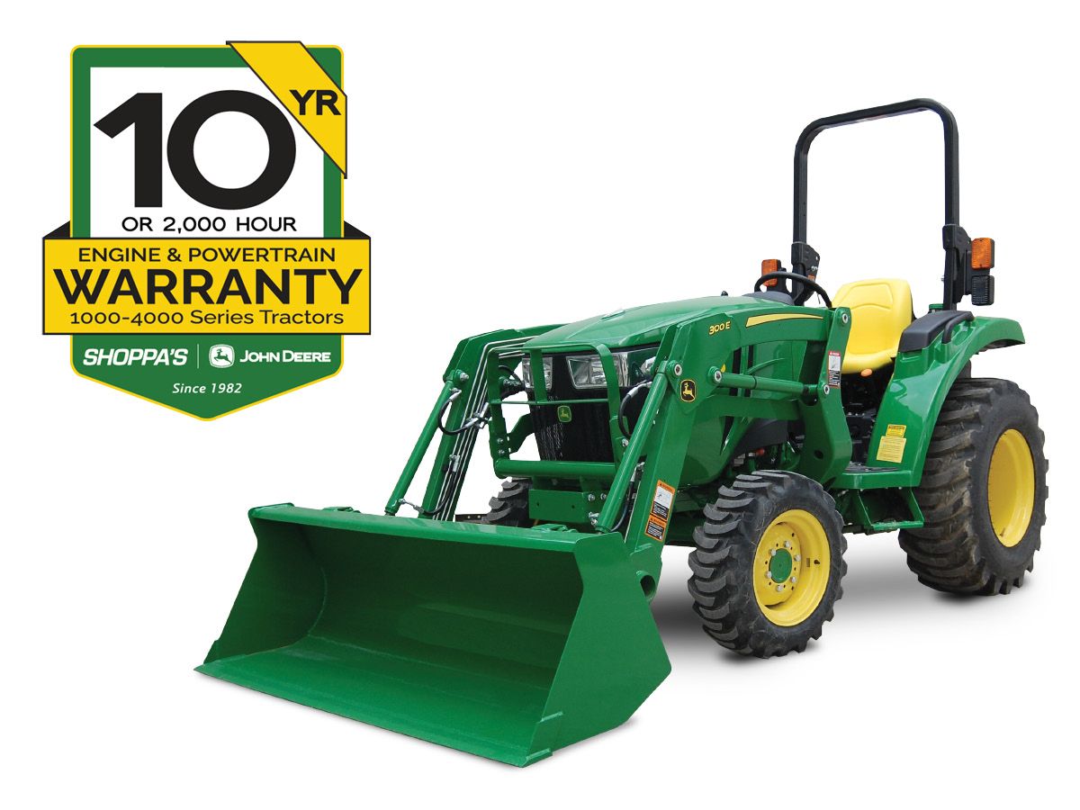 3035D COMPACT UTILITY TRACTOR – 300E LOADER – $351 MONTHLY